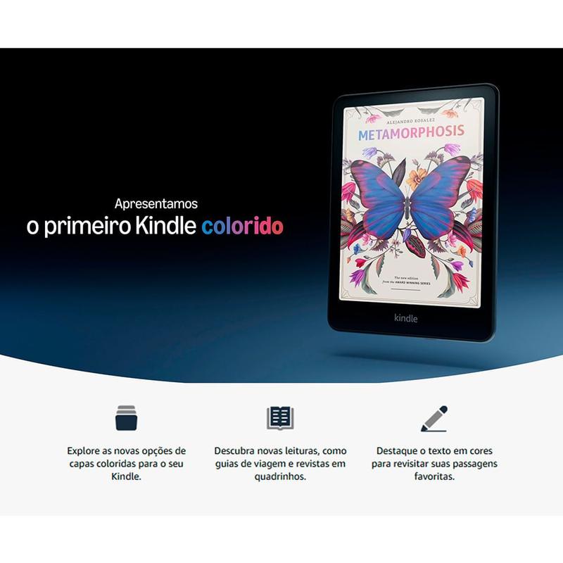 Amazon Kindle Colorsoft Signature Edition com Tela 7,05